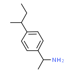 ChemSpider 2D Image | 1-(4-sec-Butylphenyl)ethanamine | C12H19N