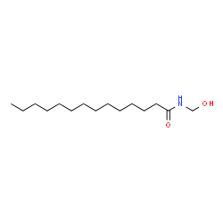 ChemSpider 2D Image | N-(Hydroxymethyl)tetradecanamide | C15H31NO2