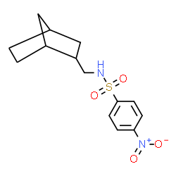ChemSpider 2D Image | N-(Bicyclo[2.2.1]hept-2-ylmethyl)-4-nitrobenzenesulfonamide | C14H18N2O4S