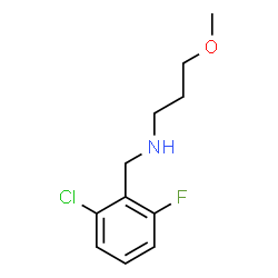 ChemSpider 2D Image | N-(2-Chloro-6-fluorobenzyl)-3-methoxy-1-propanamine | C11H15ClFNO