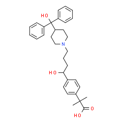 ChemSpider 2D Image | Fexofenadine | C32H39NO4