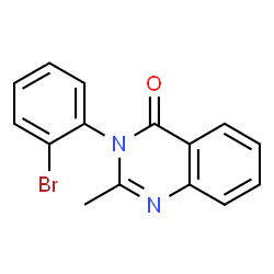 ChemSpider 2D Image | MEBROQUALONE | C15H11BrN2O