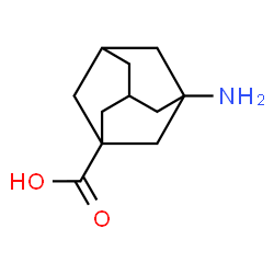 ChemSpider 2D Image | 3-Amino-1-adamantanecarboxylic acid | C11H17NO2