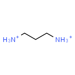 ChemSpider 2D Image | 1,3-Propanediaminium | C3H12N2
