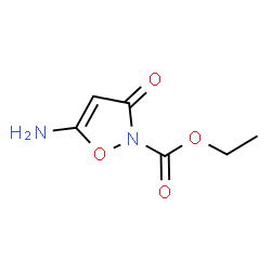 ChemSpider 2D Image | Ethyl 5-amino-3-oxo-1,2-oxazole-2(3H)-carboxylate | C6H8N2O4