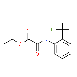 ChemSpider 2D Image | Ethyl oxo{[2-(trifluoromethyl)phenyl]amino}acetate | C11H10F3NO3