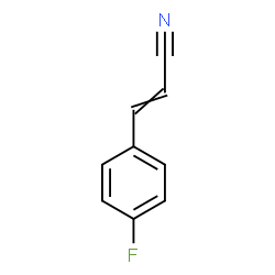 ChemSpider 2D Image | 3-(4-Fluorophenyl)acrylonitrile | C9H6FN