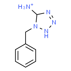 ChemSpider 2D Image | 1-Benzyl-2,5-dihydro-1H-tetrazol-5-aminium | C8H12N5