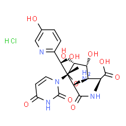 ChemSpider 2D Image | NIKKOMYCIN Z HYDROCHLORIDE | C20H26ClN5O10