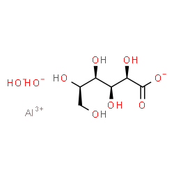 ChemSpider 2D Image | DIHYDROXYALUMINUM GLUCONATE | C6H13AlO9