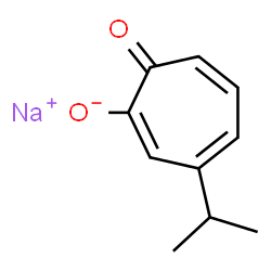 ChemSpider 2D Image | SODIUM HINOKITIOL | C10H11NaO2