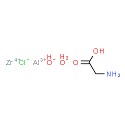 ChemSpider 2D Image | UNII:8O386558JE | C2H8AlClNO4Zr