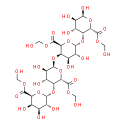 ChemSpider 2D Image | Tetragalacturonic acid hydroxymethylester | C28H42O29