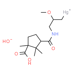 ChemSpider 2D Image | UNII:9EHH6VJA5K | C14H25HgNO5