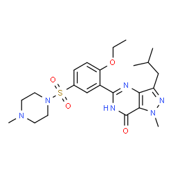 ChemSpider 2D Image | ISOBUTYL SILDENAFIL | C23H32N6O4S