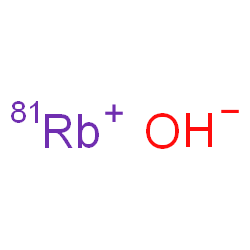 ChemSpider 2D Image | RUBIDIUM HYDROXIDE RB-81 | HO81Rb