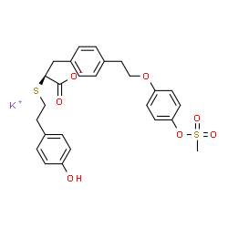 ChemSpider 2D Image | AZD-4619 POTASSIUM | C26H27KO7S2