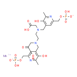 ChemSpider 2D Image | Mangafodipir | C22H30MnN4O14P2