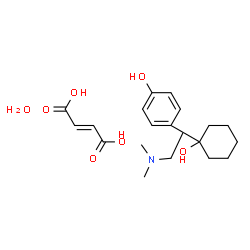 ChemSpider 2D Image | DESVENLAFAXINE FUMARATE MONOHYDRATE | C20H31NO7