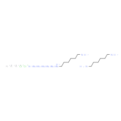 ChemSpider 2D Image | 1,6-Hexanediamine, chloride, ammonium platinum(2+) salt, ammoniate (2:2:2:3:2) | C12H50Cl2N10Pt3