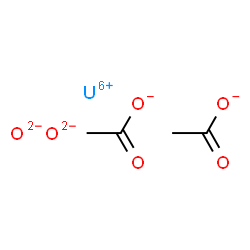 ChemSpider 2D Image | oxygen(2-);uranium(6+);diacetate | C4H6O6U