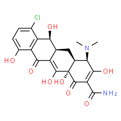 ChemSpider 2D Image | 4-EPIDEMETHYLCHLORTETRACYCLINE | C21H21ClN2O8