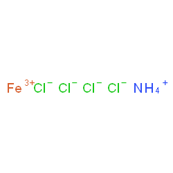 ChemSpider 2D Image | Ammonium iron(3+) chloride (1:1:4) | H4Cl4FeN