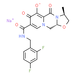 ChemSpider 2D Image | CABOTEGRAVIR SODIUM | C19H16F2N3NaO5