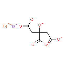 ChemSpider 2D Image | FERRIC SODIUM CITRATE | C6H4FeNaO7
