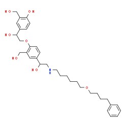 ChemSpider 2D Image | 4-O-(2-HYDROXY-2-(4-HYDROXY-3-(HYDROXYMETHYL)PHENYL)ETHYL) SALMETEROL | C34H47NO7