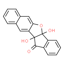ChemSpider 2D Image | 4b,11b-Dihydroxy-4b,11b-dihydro-12H-indeno[1,2-b]naphtho[2,3-d]furan-12-one | C19H12O4