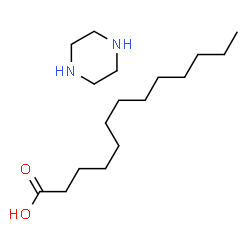 ChemSpider 2D Image | Tridecanoic acid - piperazine (1:1) | C17H36N2O2