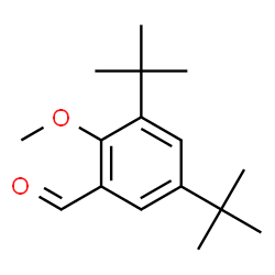 ChemSpider 2D Image | 3,5-DI-TERT-BUTYL-2-METHOXYBENZALDEHYDE | C16H24O2