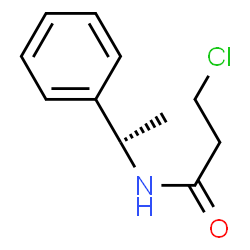 ChemSpider 2D Image | 3-Chloro-N-[(1S)-1-phenylethyl]propanamide | C11H14ClNO
