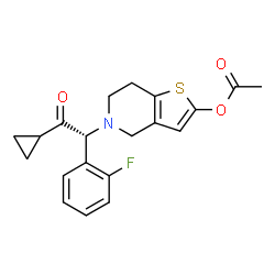 ChemSpider 2D Image | (R)-Prasugrel | C20H20FNO3S