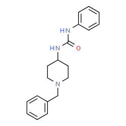 ChemSpider 2D Image | 1-(1-Benzyl-4-piperidinyl)-3-phenylurea | C19H23N3O