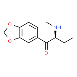 ChemSpider 2D Image | (2S)-1-(1,3-Benzodioxol-5-yl)-2-(methylamino)-1-butanone | C12H15NO3
