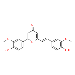 ChemSpider 2D Image | Cyclocurcumin | C21H20O6