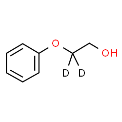 ChemSpider 2D Image | 2-Phenoxy(2,2-~2~H_2_)ethanol | C8H8D2O2