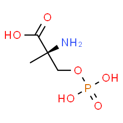 ChemSpider 2D Image | 2-Methyl-O-phosphono-D-serine | C4H10NO6P