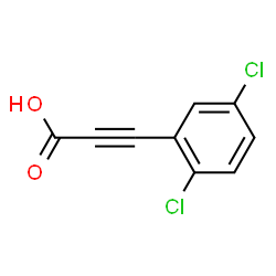 ChemSpider 2D Image | 3-(2,5-Dichlorophenyl)-2-propynoic acid | C9H4Cl2O2