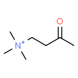 ChemSpider 2D Image | N,N,N-Trimethyl-3-oxo-1-butanaminium | C7H16NO