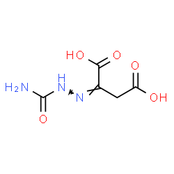 ChemSpider 2D Image | (2Z)-2-(Carbamoylhydrazono)succinic acid | C5H7N3O5