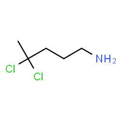 ChemSpider 2D Image | 4,4-Dichloro-1-pentanamine | C5H11Cl2N