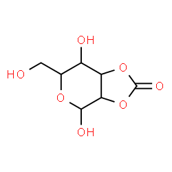 ChemSpider 2D Image | 2,3-O-(Oxomethylene)hexopyranose | C7H10O7