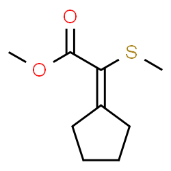 ChemSpider 2D Image | Methyl cyclopentylidene(methylsulfanyl)acetate | C9H14O2S