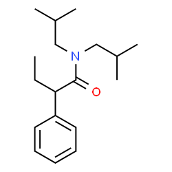 ChemSpider 2D Image | N,N-Diisobutyl-2-phenylbutanamide | C18H29NO
