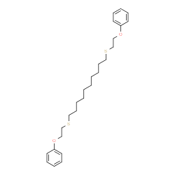 ChemSpider 2D Image | (2-((10-((2-Phenoxyethyl)thio)decyl)thio)ethoxy)benzene | C26H38O2S2