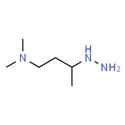 ChemSpider 2D Image | 3-Hydrazino-N,N-dimethyl-1-butanamine | C6H17N3