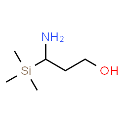 ChemSpider 2D Image | 3-Amino-3-(trimethylsilyl)-1-propanol | C6H17NOSi